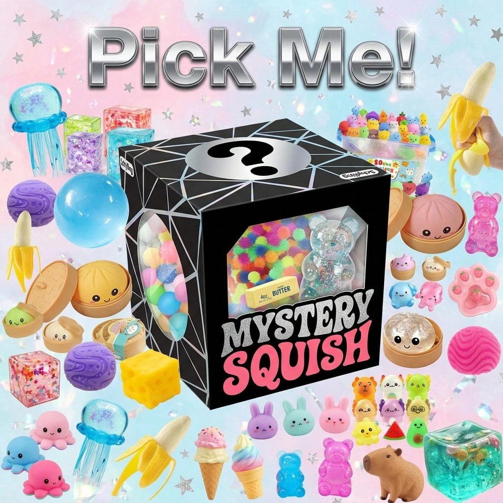 Mystery Box Blind Bag - Zachte, schattige squishy blind box –