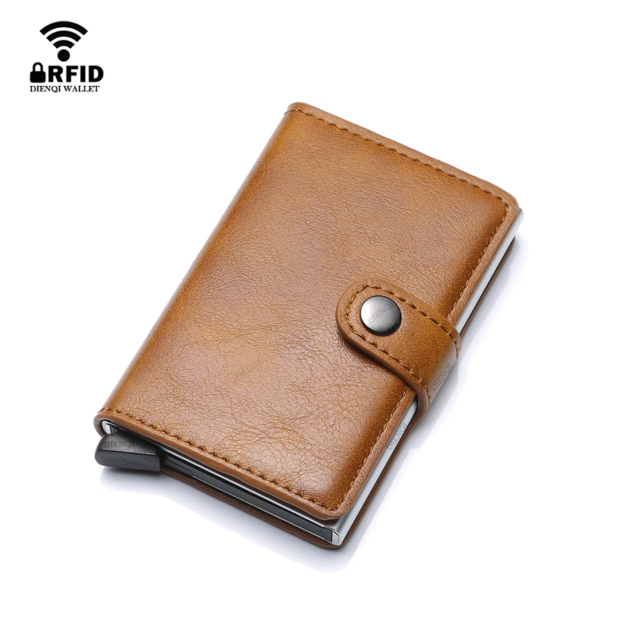 Card Top Loader - Rfid Metalen Bezoek Creditcardhouder Heren Portefeuilles