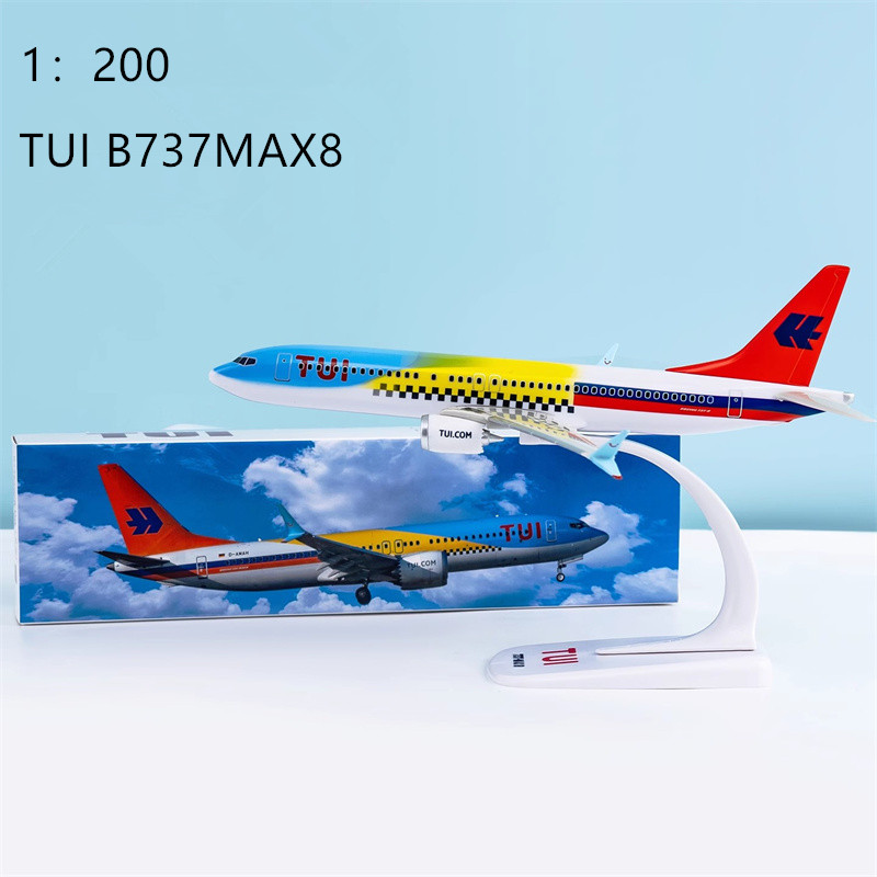 Model Airplane Plastic - 1:200 Model/Lufthansa/TUIB737/ETHIOPIAN/QATAR/IBERIA/Emirates/RYANAIR Luchtvaartmaatschappij Vliegtuigen Montage Vliegtuig