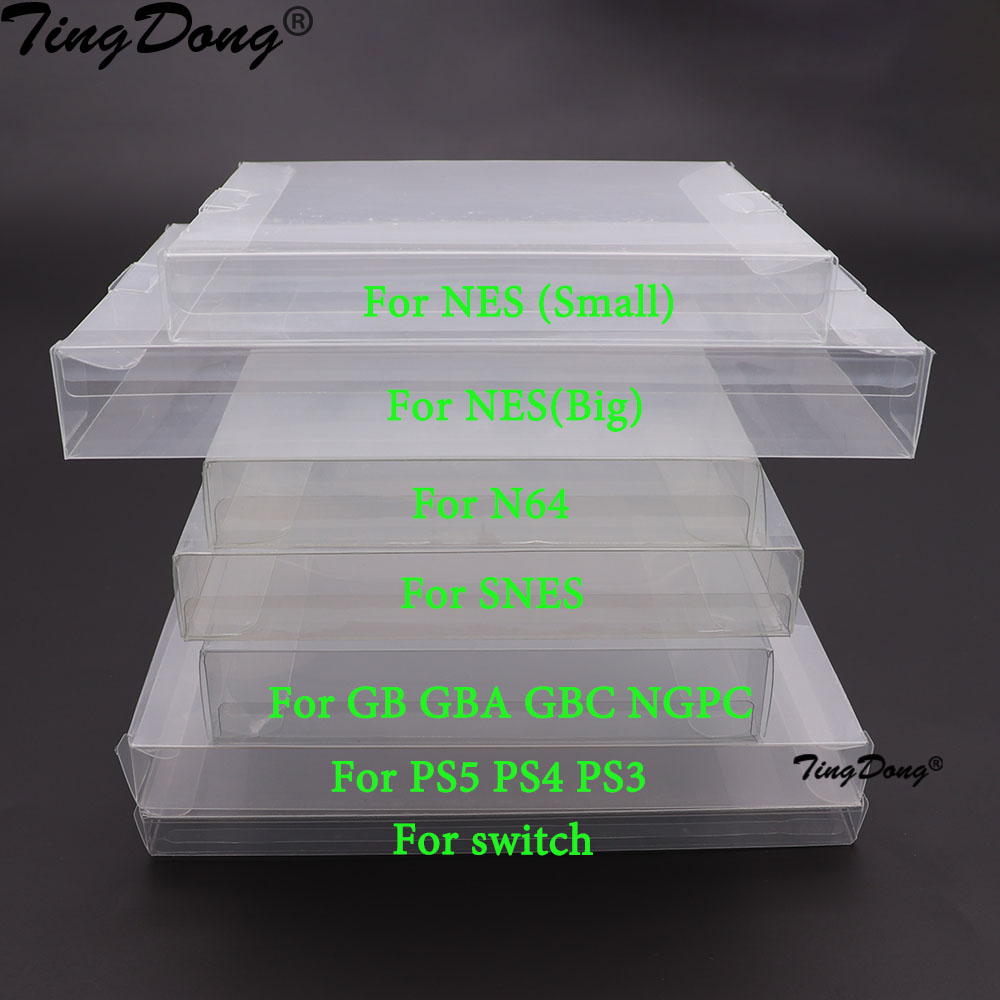 Funko Pop Protector - 10PCS Helder Transparant Game Cartridge Box