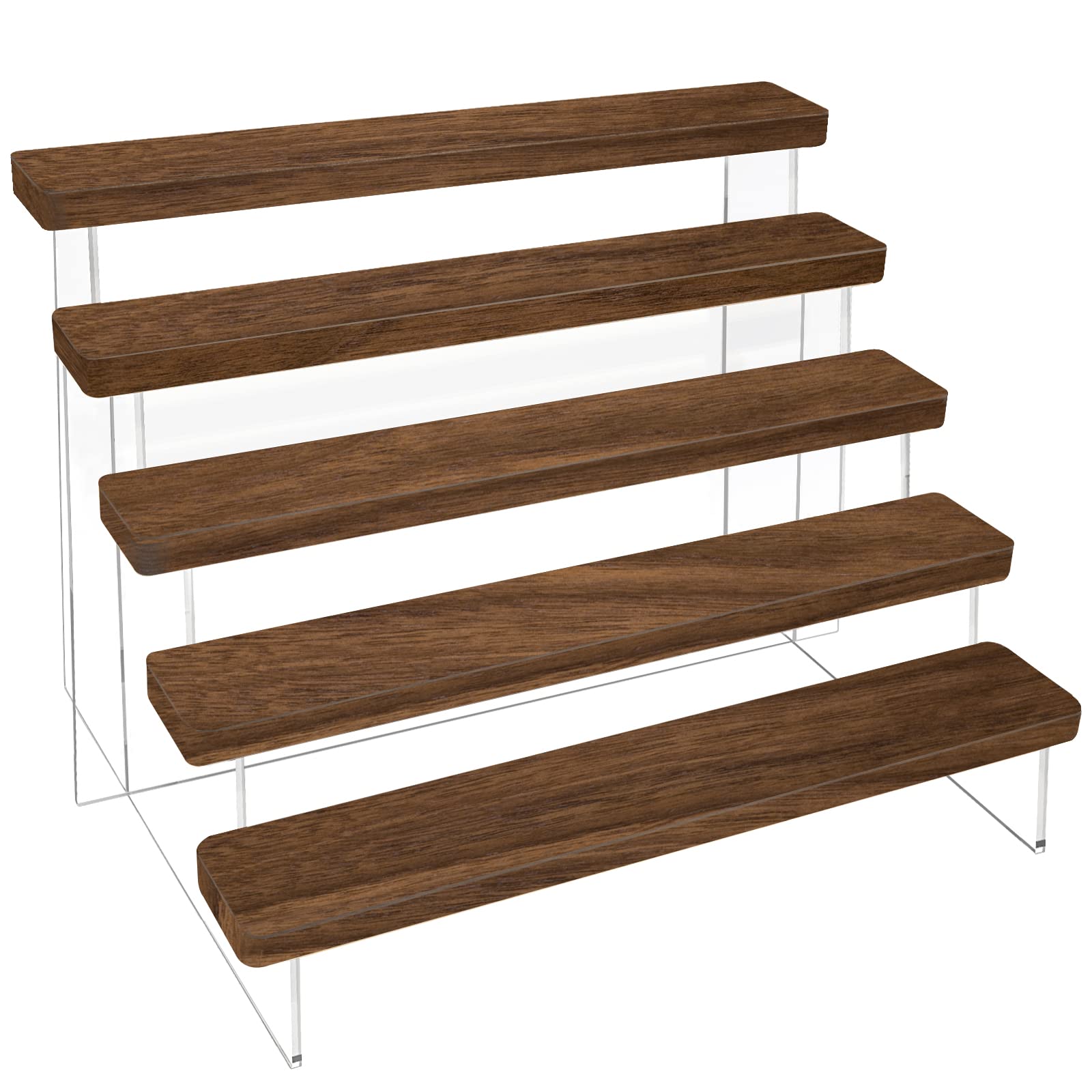 Pop Display Shelf - Acryl Risers Display Plank Hout Display