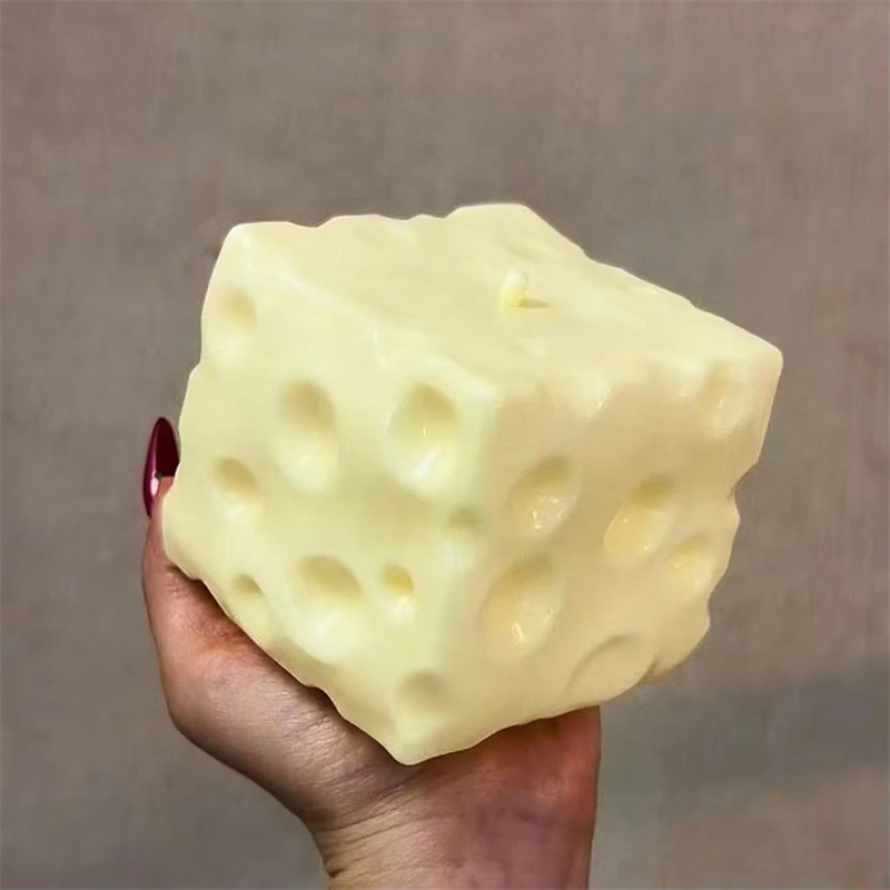 Fidget Cube Original - *-*Jumbo Cheese Cube Stressbal Grote kaasvormbare