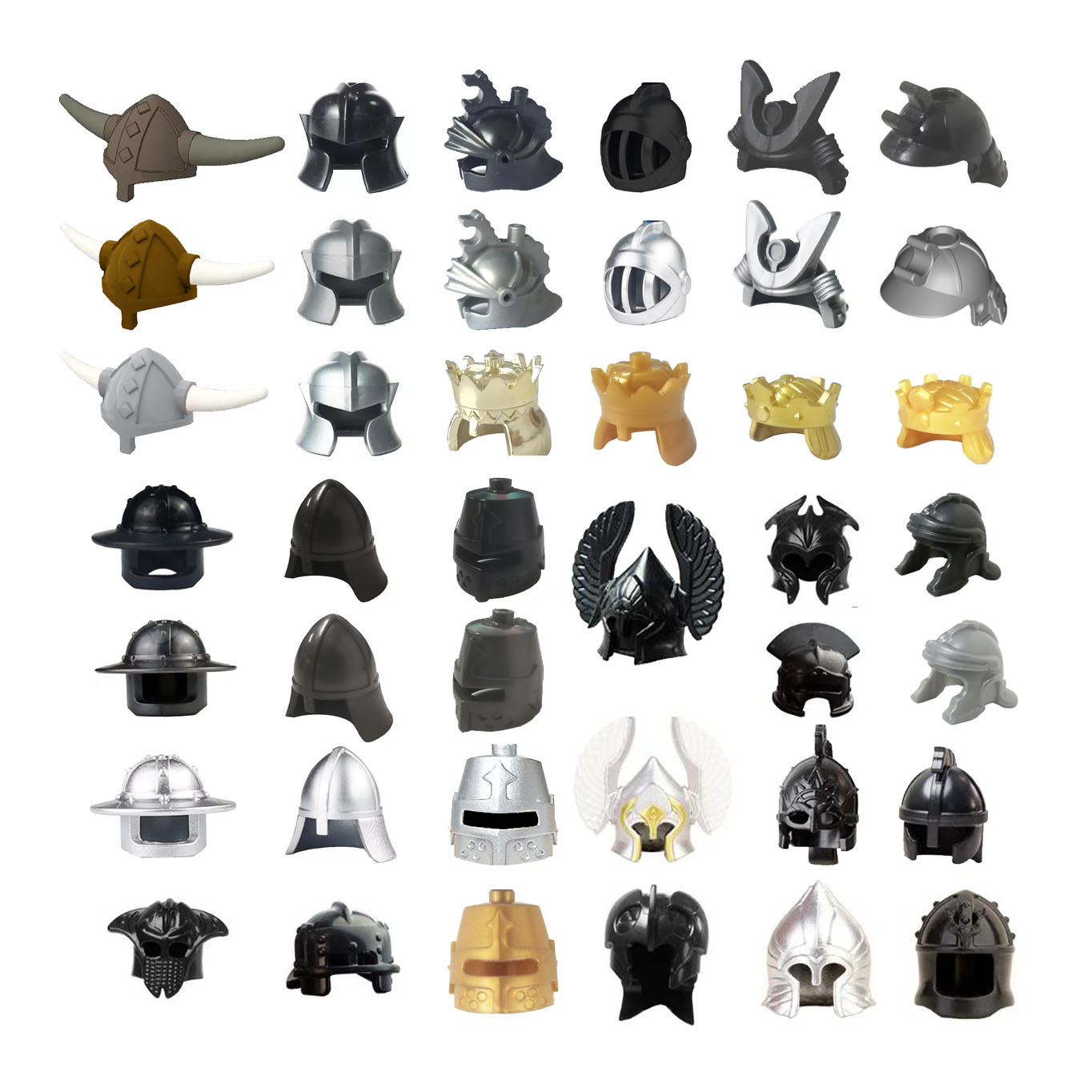 Lego Minifigure Holder - Viking Pirate Age Bullhorn Hoed Middeleeuwse