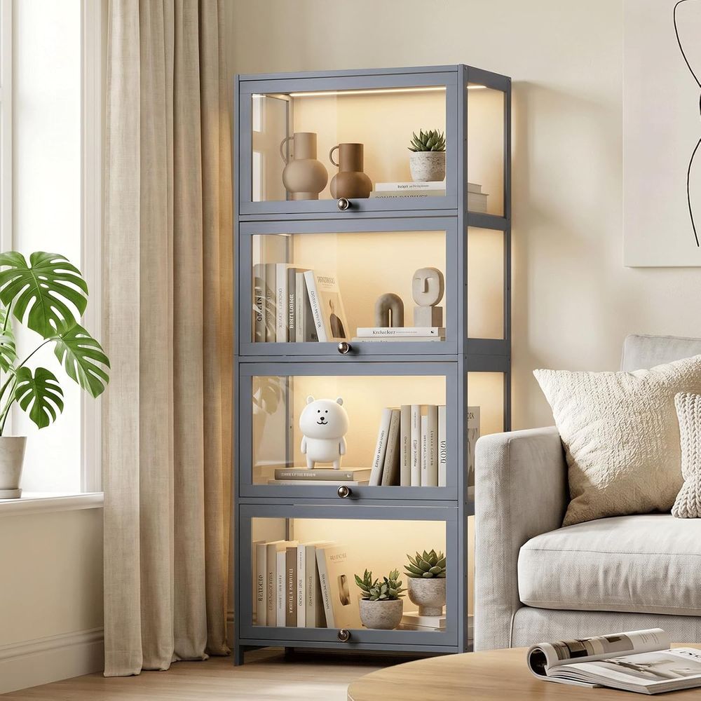 Display Case Acrylic - 4-laags acryl displaykast voor verzamelobjecten, transparante