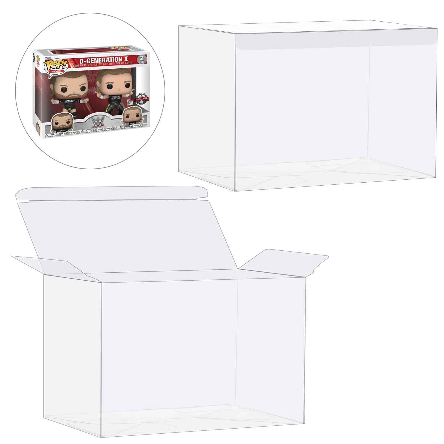 Funko Pop Protector - Higoplay 2 In 1 Pak Beschermhoes
