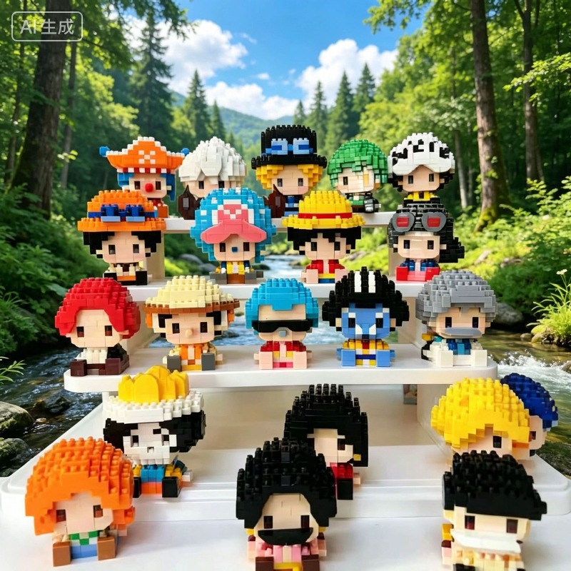 Building Block Mini - Nieuwe ONE PIECE Zonne God Nika