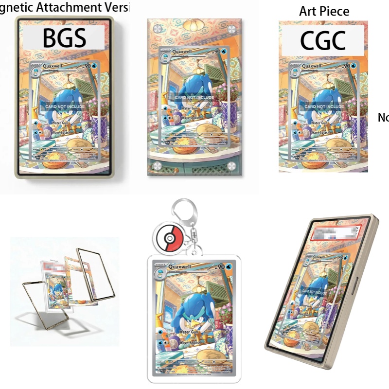 Display Case Acrylic - Kunstzinnige display voor Pokémon Scarlet &