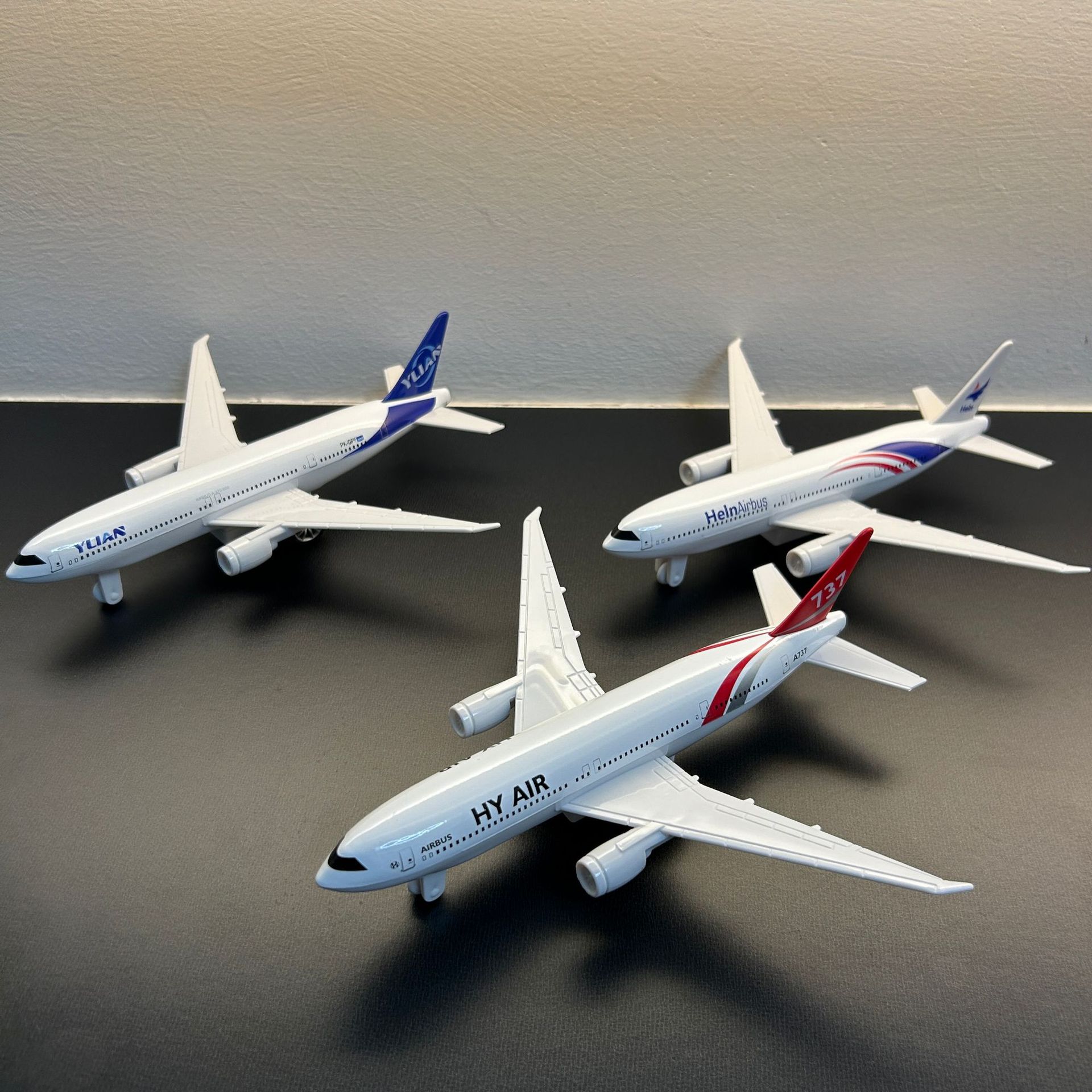 Model Airplane Plastic - Miniatuur luchtvaartmodel kinderspeelgoed simulatie vliegtuig van