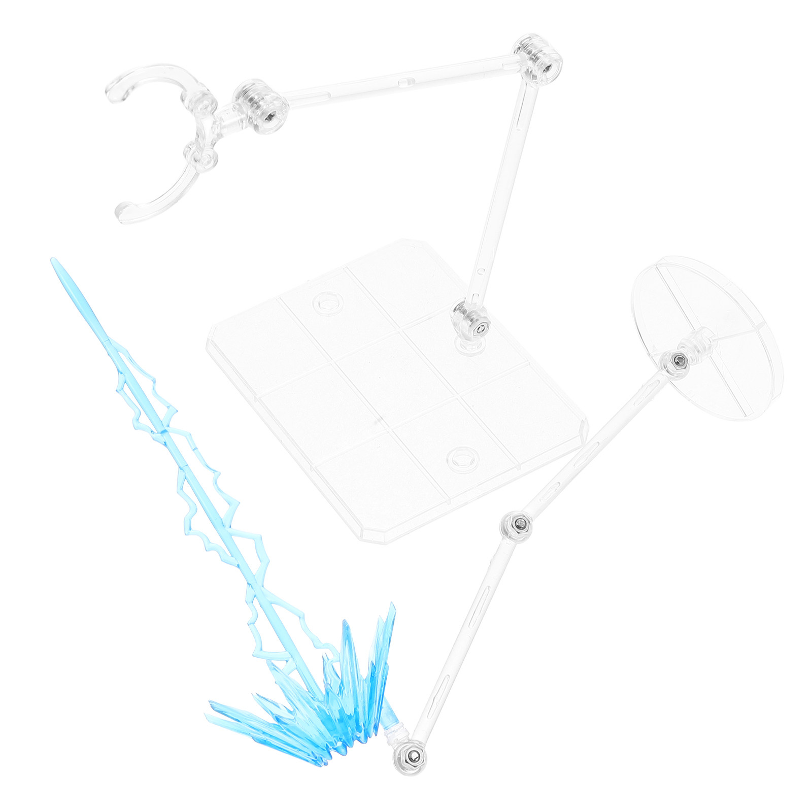Action Figure Stand - 1Set realistische energie-effect actiefiguur displaystandaard, heldere