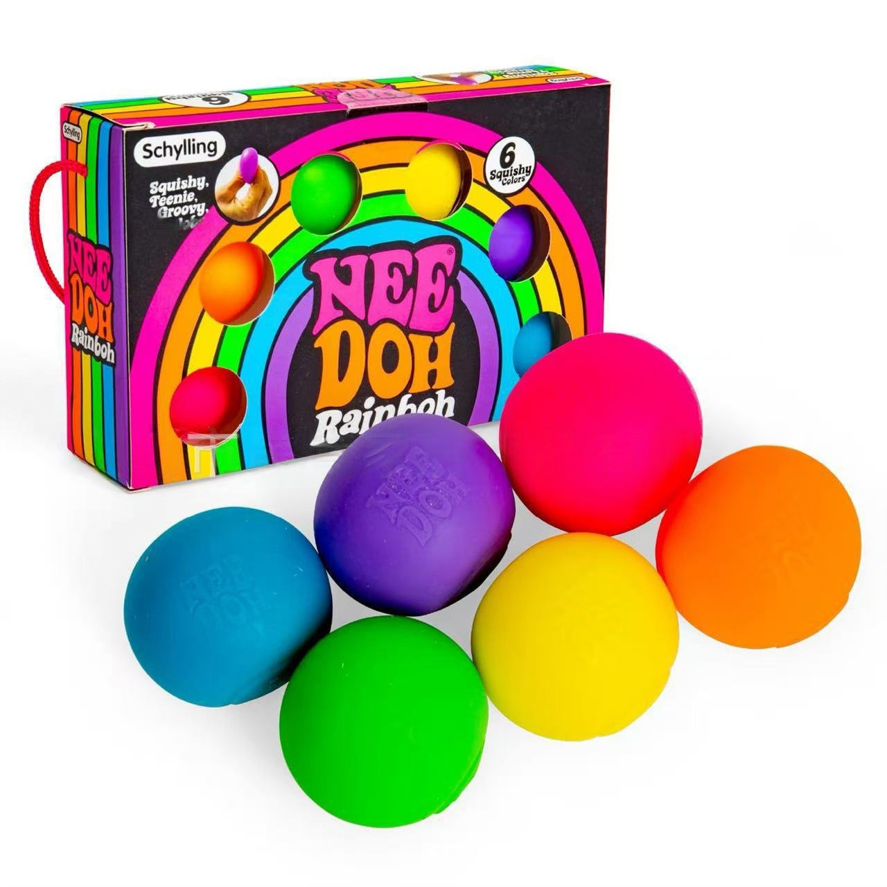 Mystery Box Blind Bag - Nieuwe Schylling Needoh Rainbow Teenie Stressbal