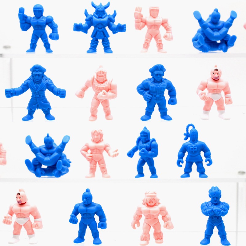 Capsule Toy Gashapon - Echt capsulespeelgoed Kinnikuman roze blauw sinus