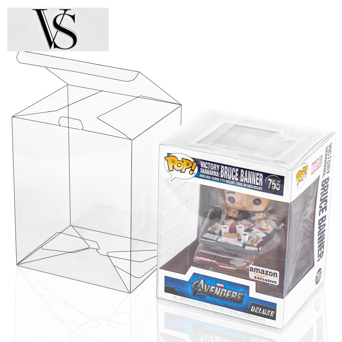 Funko Pop Protector - 0,50 MM dikke, transparante, krasbestendige PET-doos
