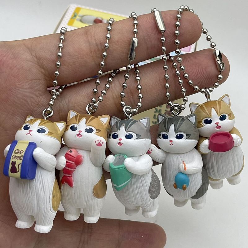 Action Figure Stand - Mofusand Kawaii Kat Sleutelhanger Blind Box