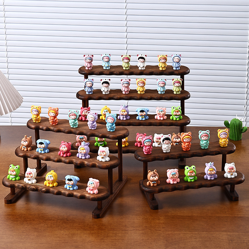 Display Risers Set - 2/3/4/5 Layer Houten Display Riser Plank