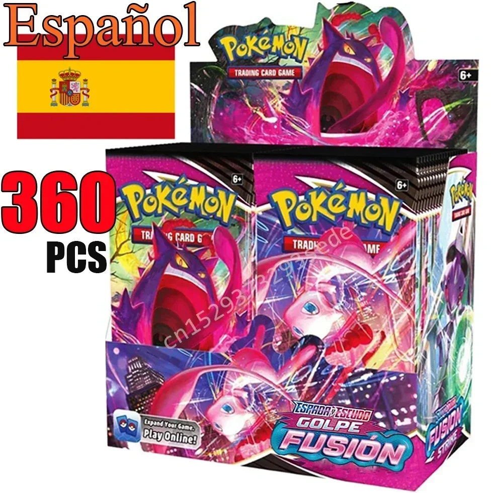 Pokemon Binder Card - 40p-360P NIEUWE Spaanse Pokémon-kaarten Engels Frans