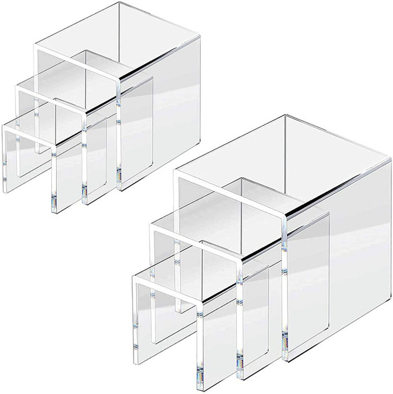 Display Risers Set - 6 stks/set acryl displaystandaard sieraden actiefiguur