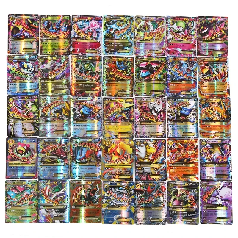 Pokemon Binder Card - 60/100 Stuks Engels Pokemon Kaarten GX