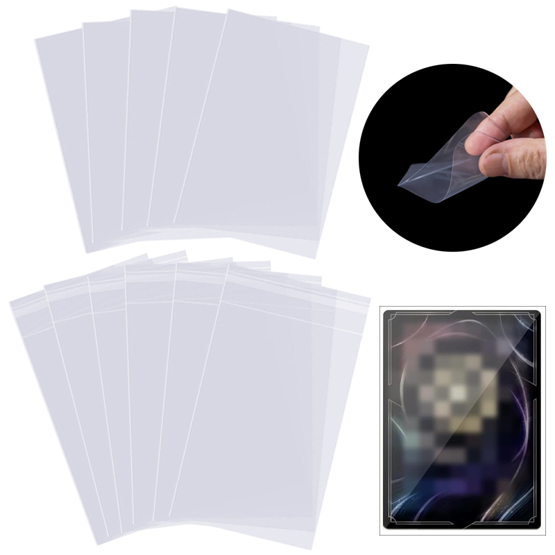 Card Penny Sleeve - 100/200 stuks kaarthoezen 65x90mm platte mond/zelf
