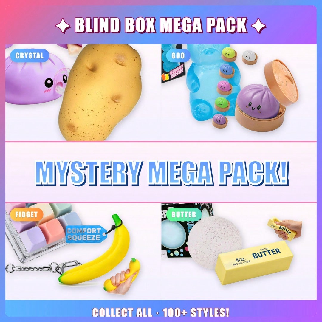 Zachte, schattige squishy blin - Mystery Box Blind Bag recensie en prijs