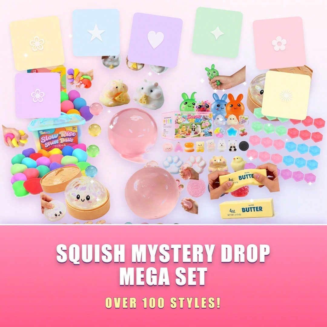 Zachte, schattige squishy blin - Mystery Box Blind Bag recensie en prijs