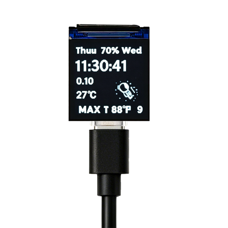 ESP32 C6 0,85 inch 128x128 IPS - Graded Card Display recensie en prijs