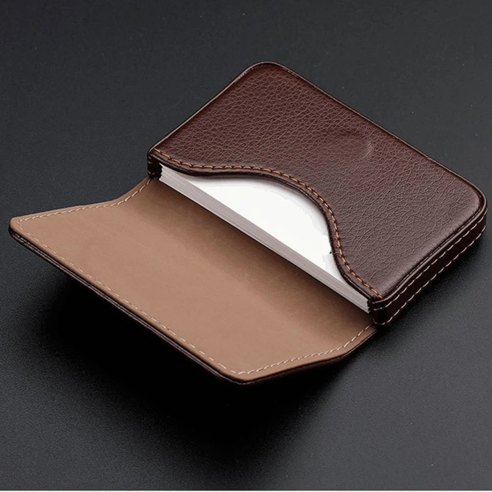 Gestikt PU-leer Creditcardhoud - Card Top Loader recensie en prijs