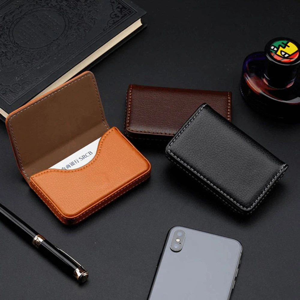 Gestikt PU-leer Creditcardhoud - Card Top Loader recensie en prijs