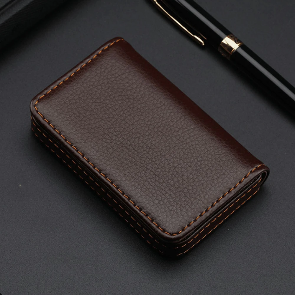 Gestikt PU-leer Creditcardhoud - Card Top Loader recensie en prijs