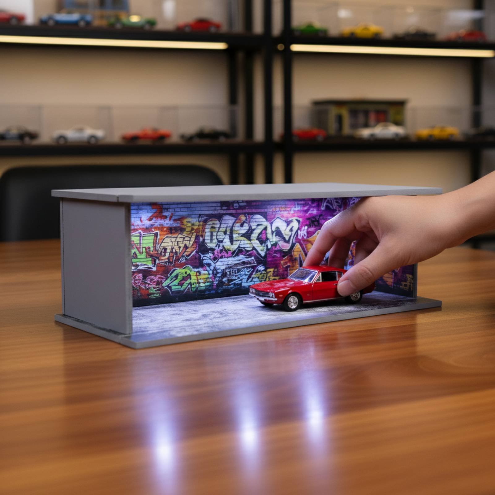 Graffiti Parking Garage Displa - Display Case Acrylic recensie en prijs