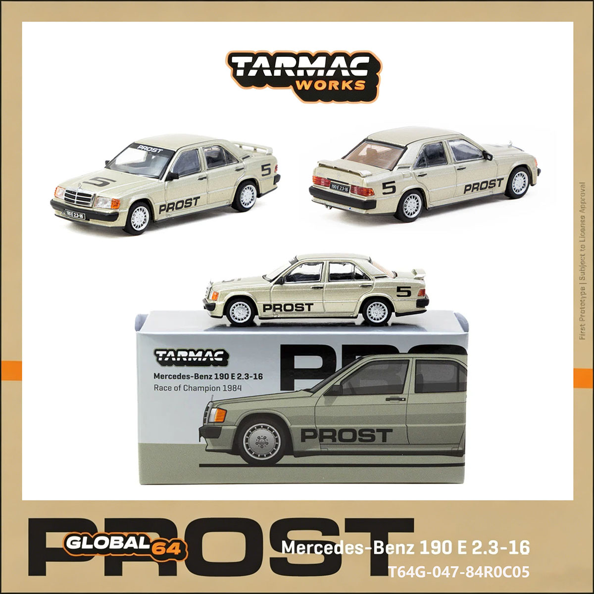 TW 1:64 Mercedes 190E # 5 Alai - Die Cast Car 1 64 recensie en prijs