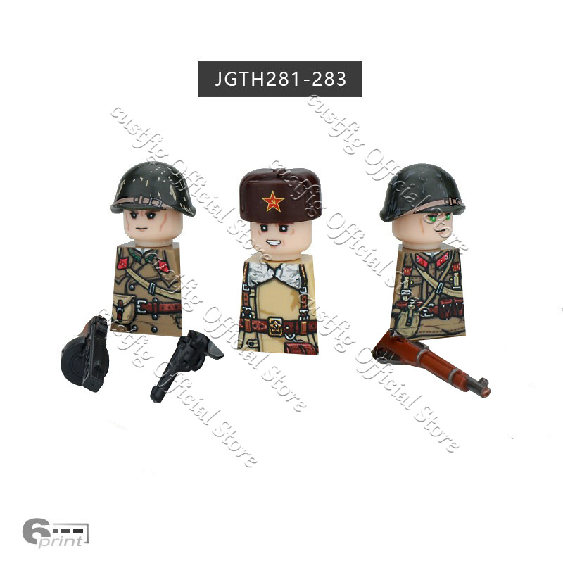 MOC Militaire Sovjet Soldaat F - Lego Minifigure Holder recensie en prijs