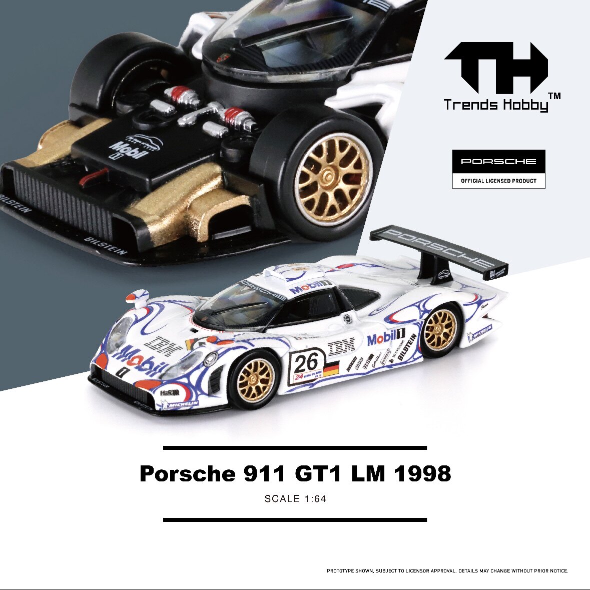 TH 1/64 Porsche 911 GT3 R LeMa - Die Cast Car 1 64 recensie en prijs