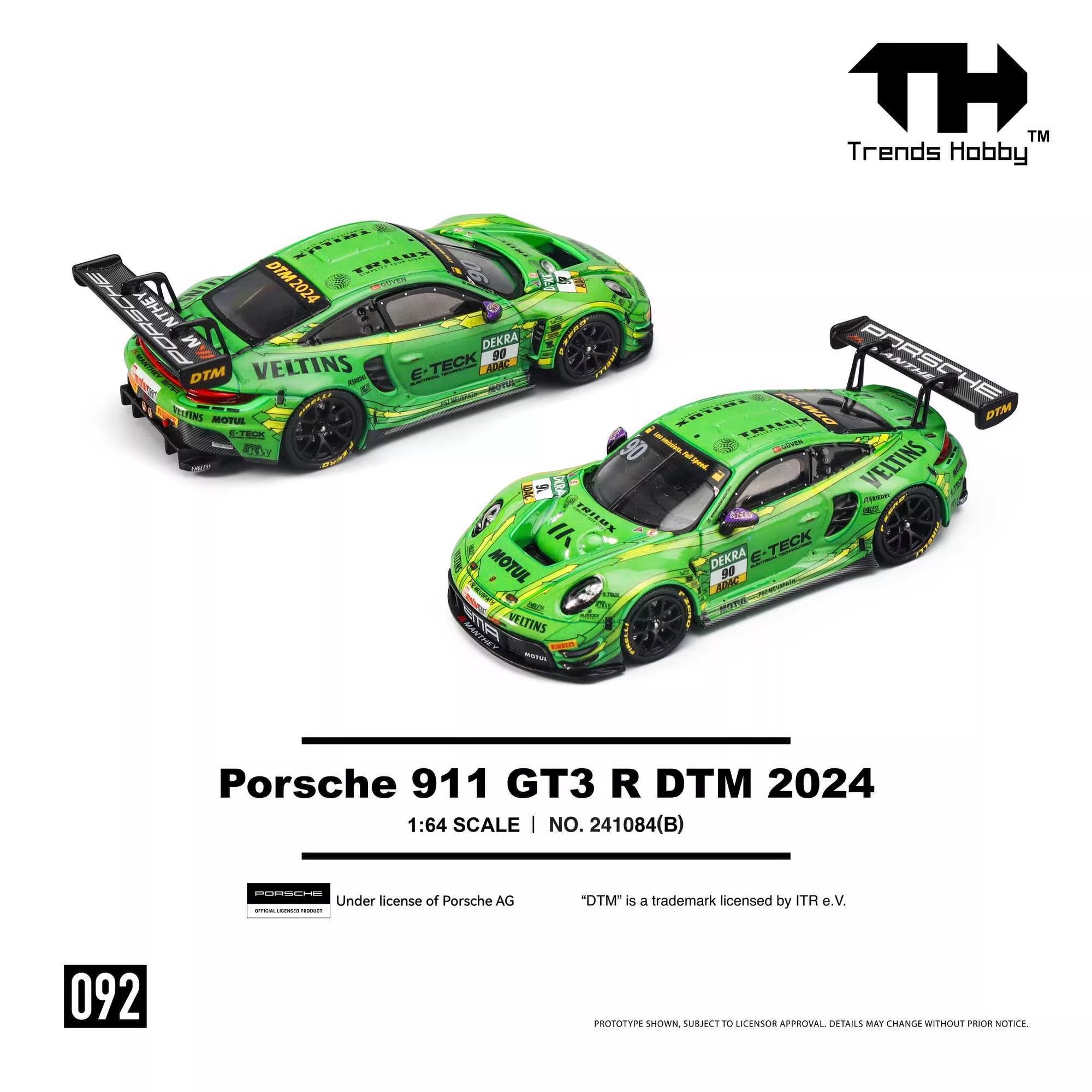 TH 1/64 Porsche 911 GT3 R LeMa - Die Cast Car 1 64 recensie en prijs
