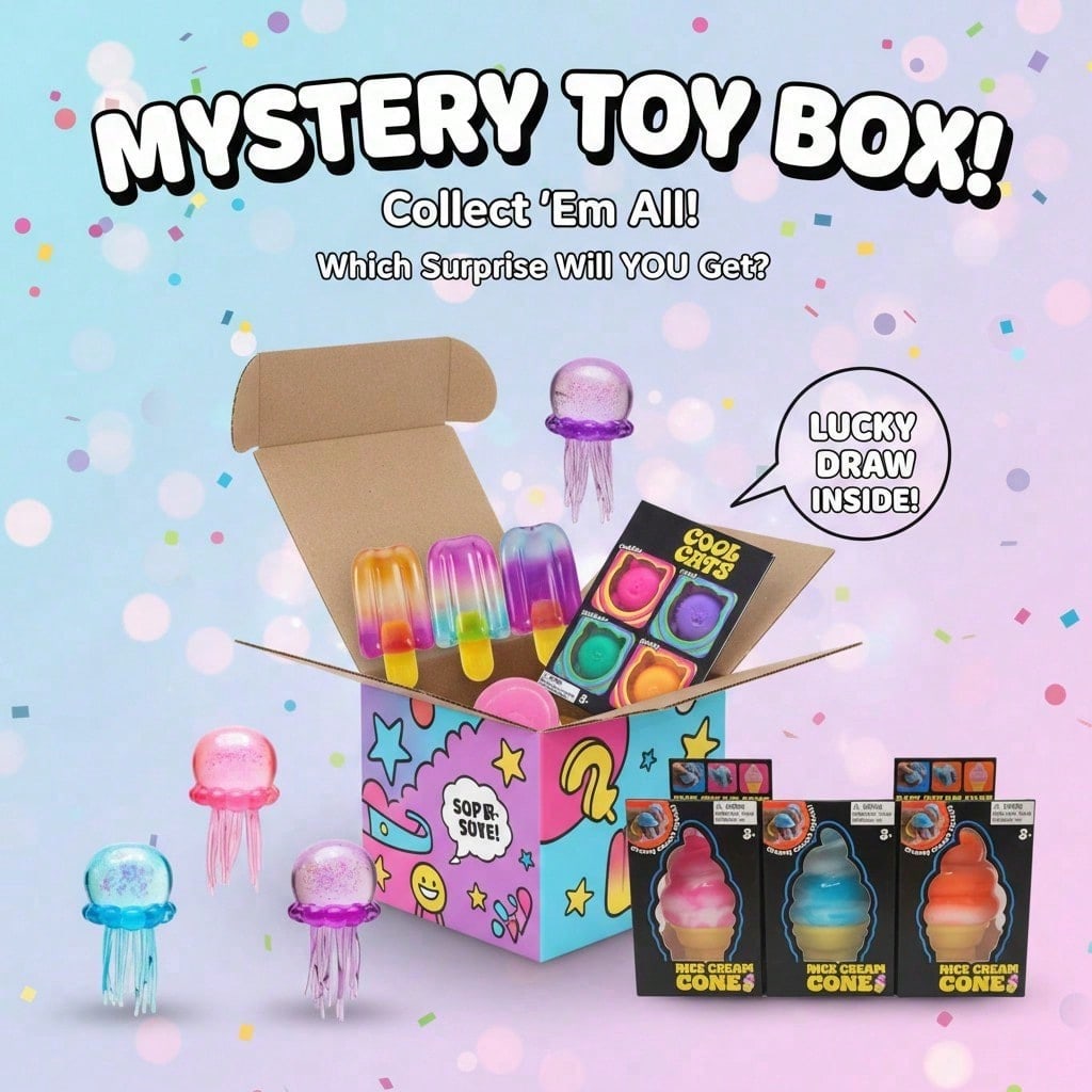 100+ stuks geassorteerde squis - Mystery Box Blind Bag recensie en prijs