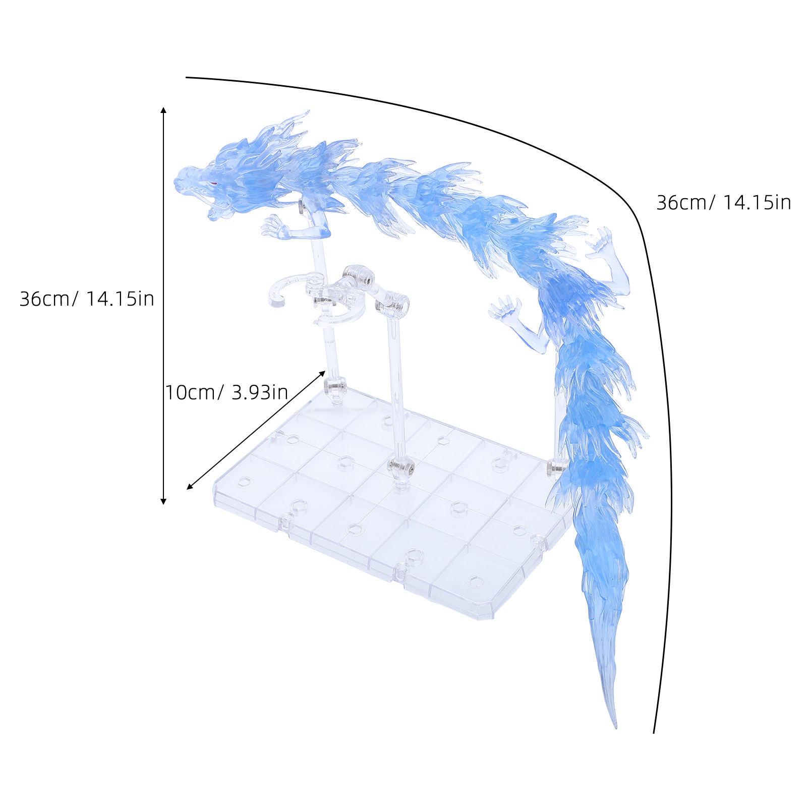 1Set Plastic Dragon Effect-ond - Action Figure Stand recensie en prijs
