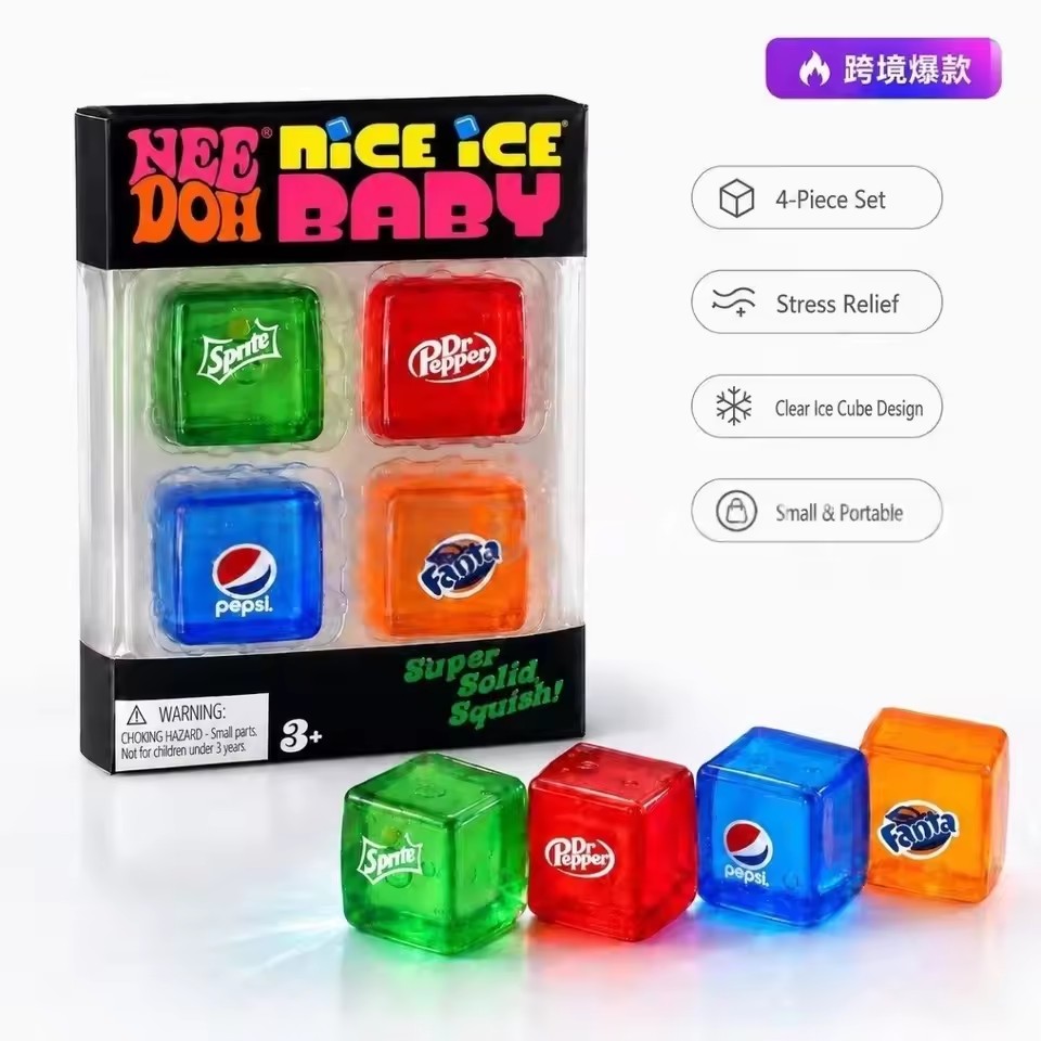 Needoh Mini Nice Ice Baby 4-pa - Fidget Cube Original recensie en prijs