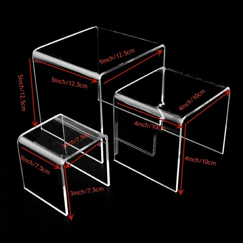 6 stks/set acryl displaystanda - Display Risers Set recensie en prijs