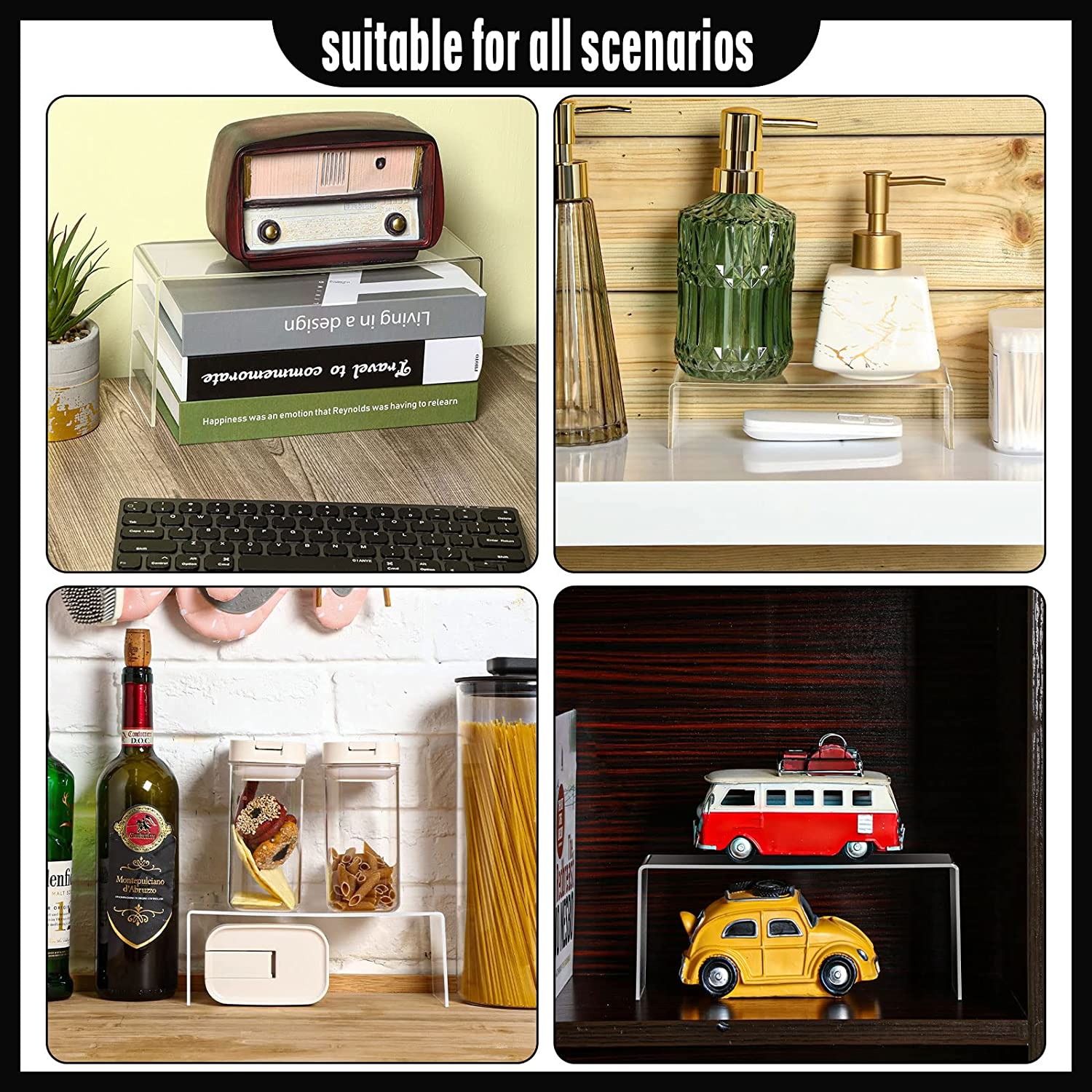 Transparante rechthoekige acry - Pop Display Shelf recensie en prijs