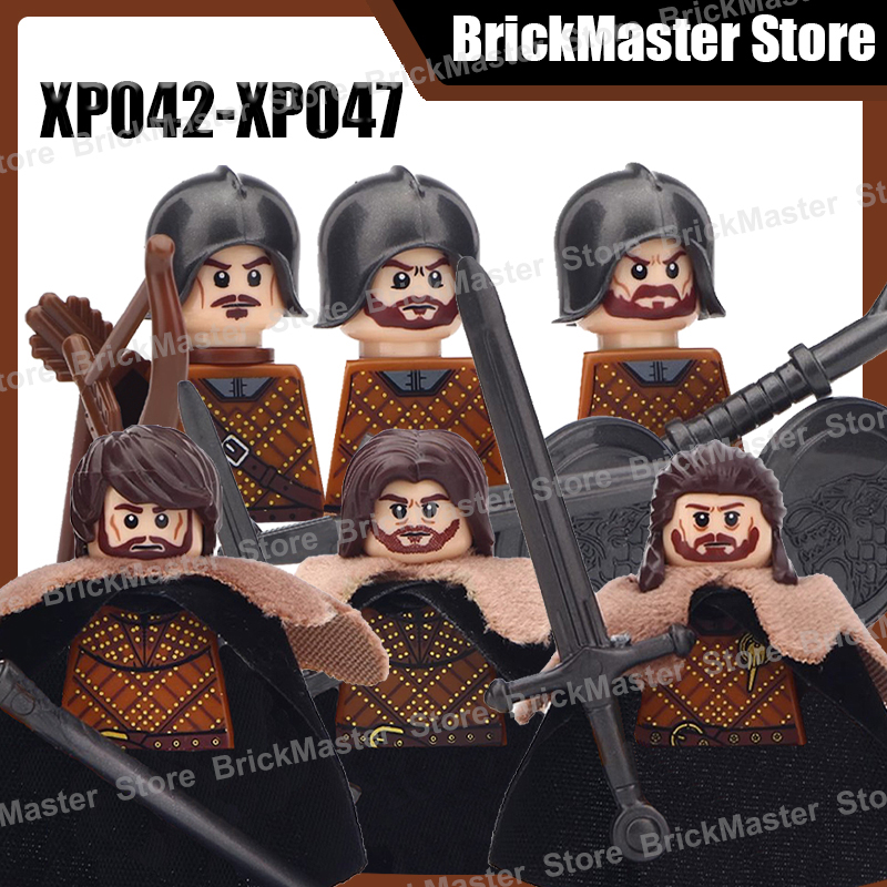 MOC Middeleeuwse Militaire Rid - Lego Minifigure Holder recensie en prijs