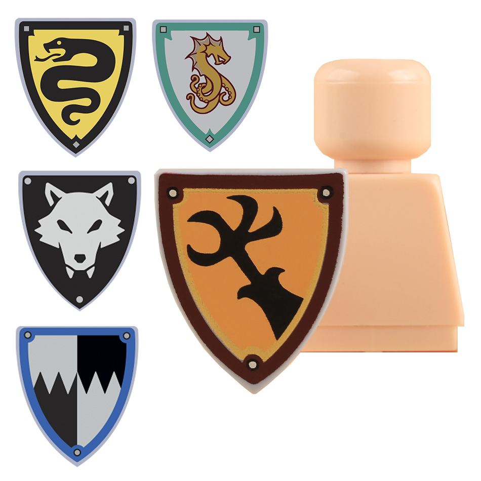 MOC Middeleeuwse Ridders Zwart - Lego Minifigure Holder recensie en prijs